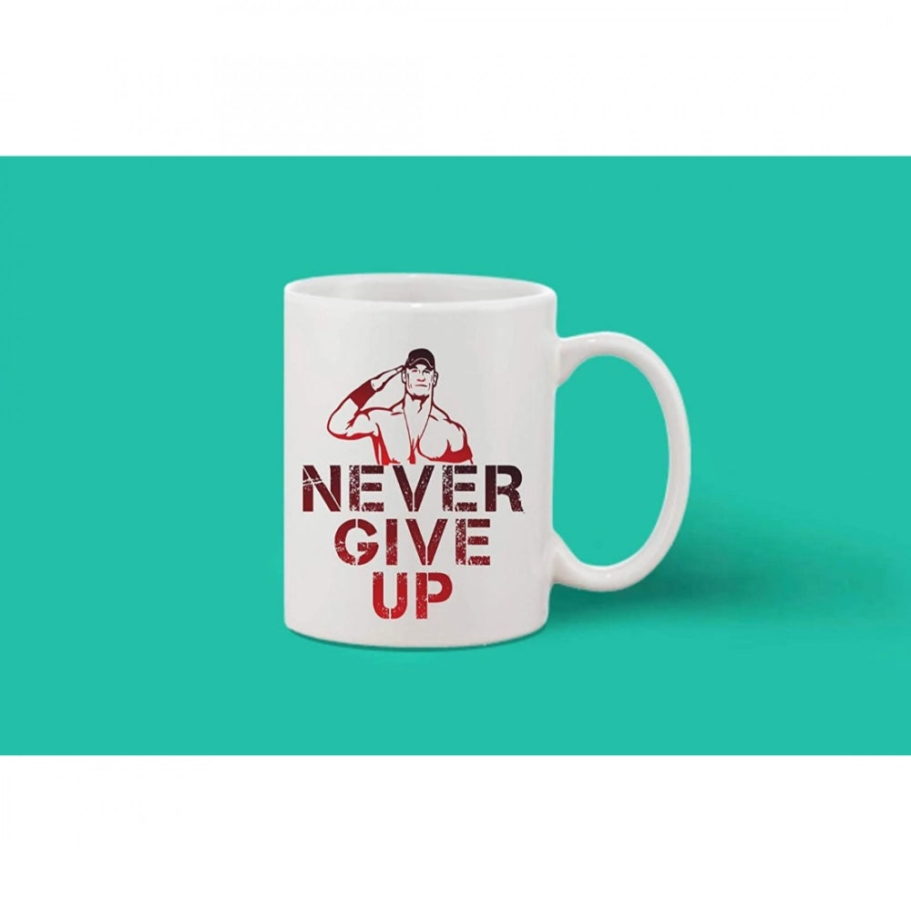 Generic Printed Ceramic Coffee Mug - 1 Pieces, White, 11oz