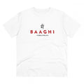Generic Men's PC Cotton Me Bhaghi Printed T Shirt (Color: White, Thread Count: 180GSM)