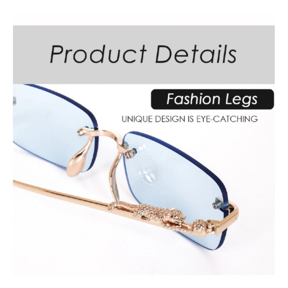 Generic Classic Unisex UV400 Protection Sunglasses (Gold)