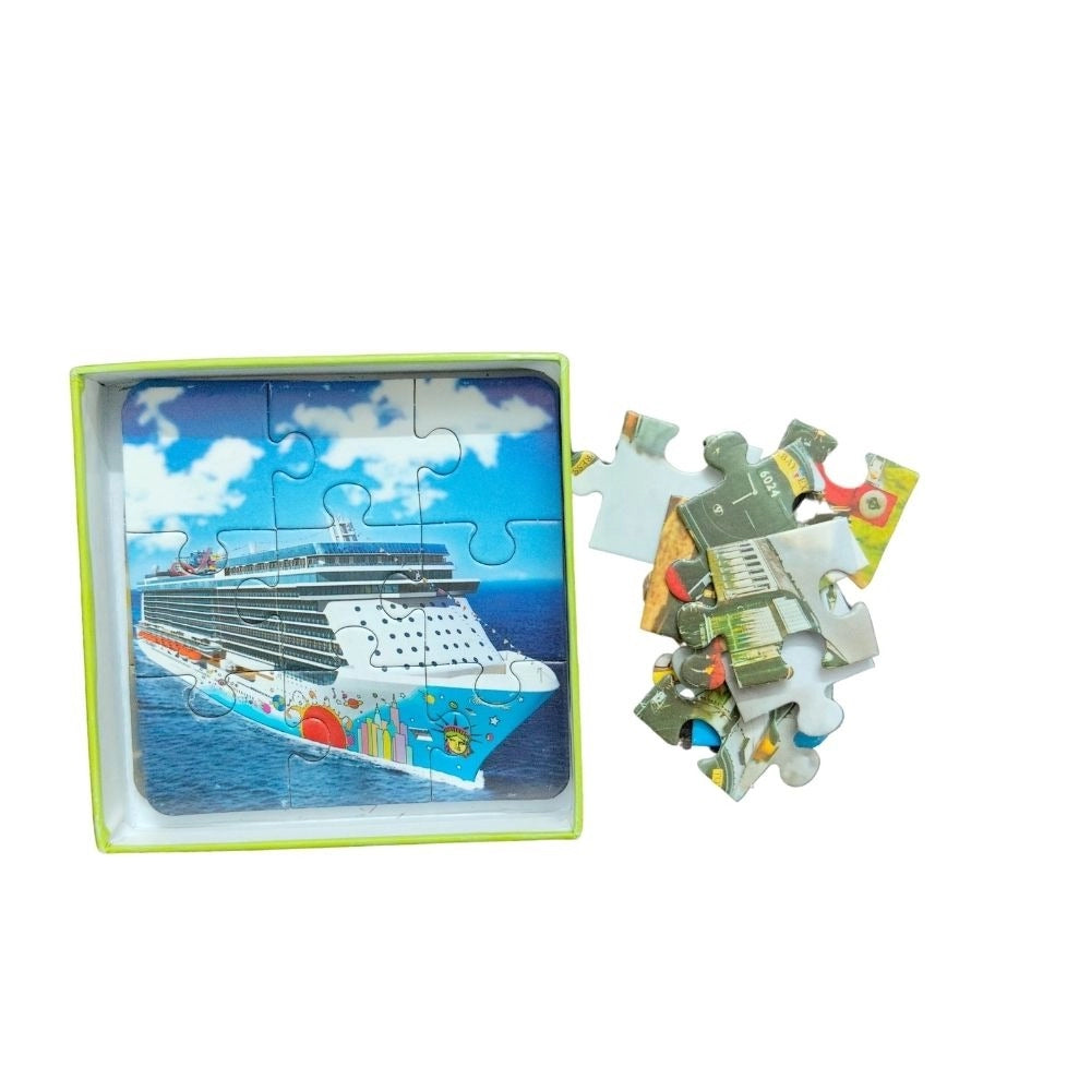 4_Pcs Set Transport Puzzle |   Cardboard  |   Educational Toys| 3+ Years