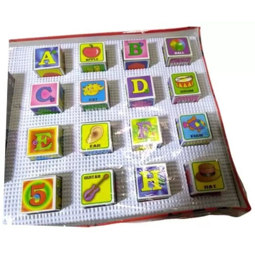 2 In 1 Sun Flower Puzzle And Blocks | Cardboard | Educational Toys | 3+ Years