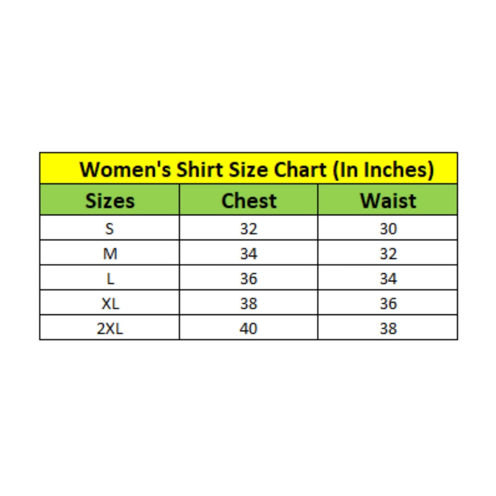 Generic Women's Satin Printed Long Sleeves Standard Length Shirt (Black - Gold)