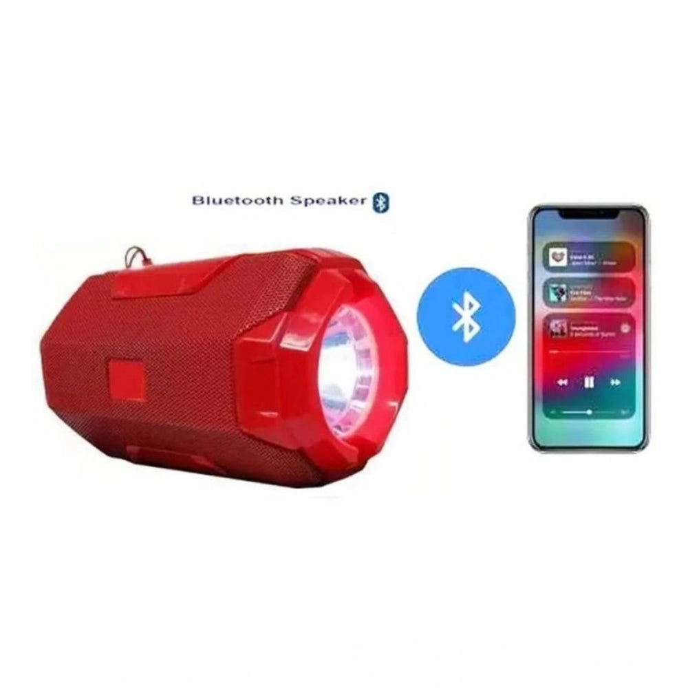 Generic Plastic Rubber Wireless AO105 Bluetooth Speaker (Red)