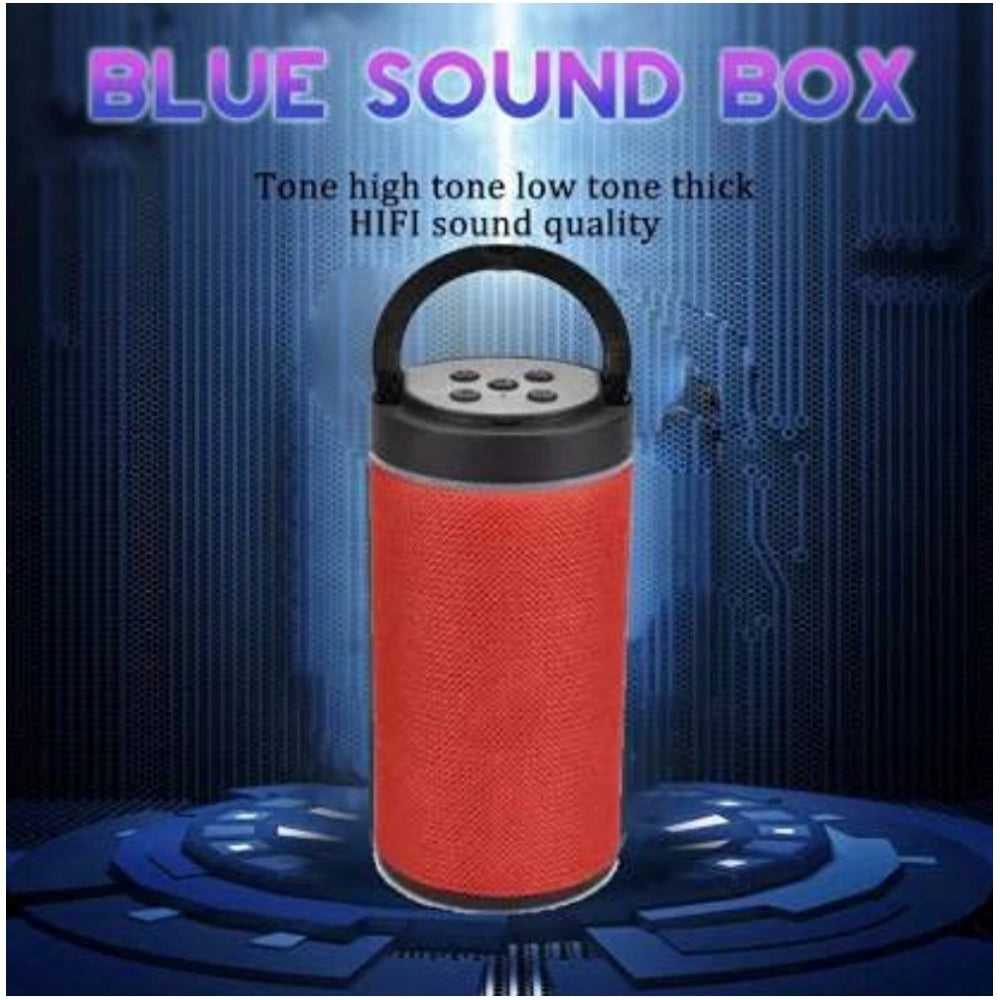Generic Plastic Rubber Wireless KT125 Bluetooth Speaker (Red)