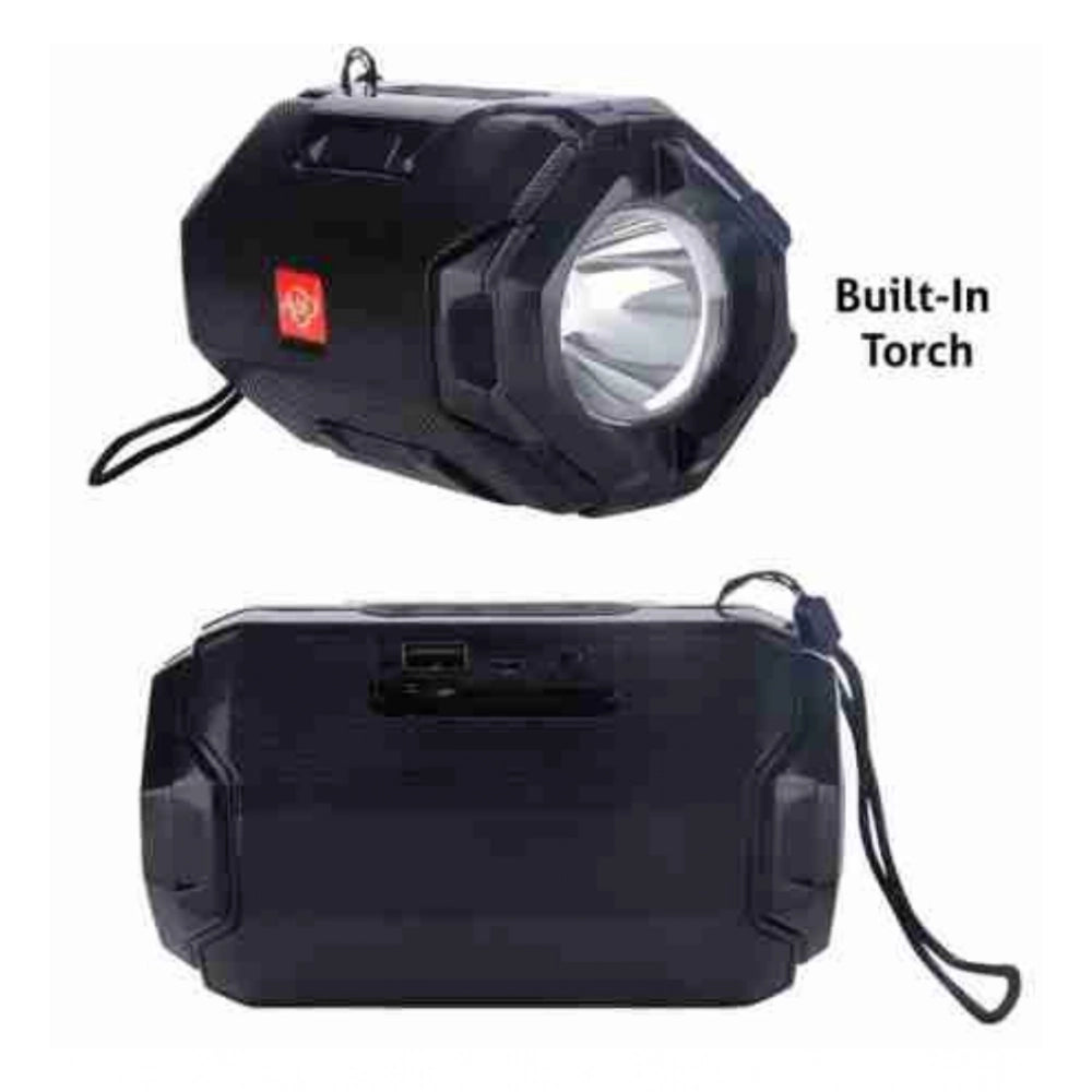 Generic Plastic Rubber Wireless AO105 Bluetooth Speaker (Black)