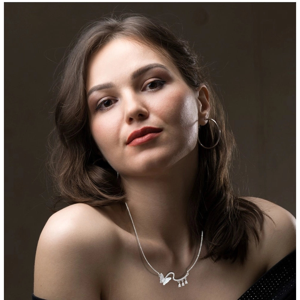 Generic Women's Stainless Steel Imported Stanless Steel Pendent Chain (Silver Plated)
