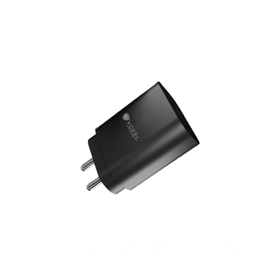 Generic VOXEL 100 Watt ' C ' Port PD Fast Charger AB Plastic (Black)