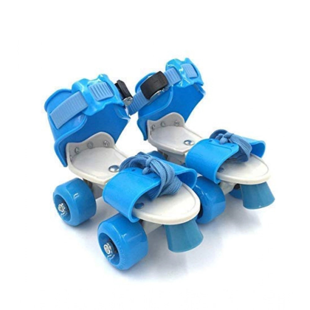 Generic Plastic Roller Adjustable Inline Skating Shoes For Sport (Multicolor )
