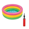 Generic Plastic Bath Tub With Pump 2 Ft Round For Kids (Multicolor )