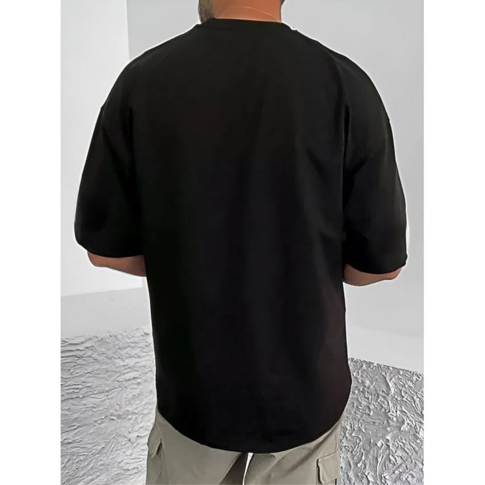 Men’s Printed Black T-Shirt
