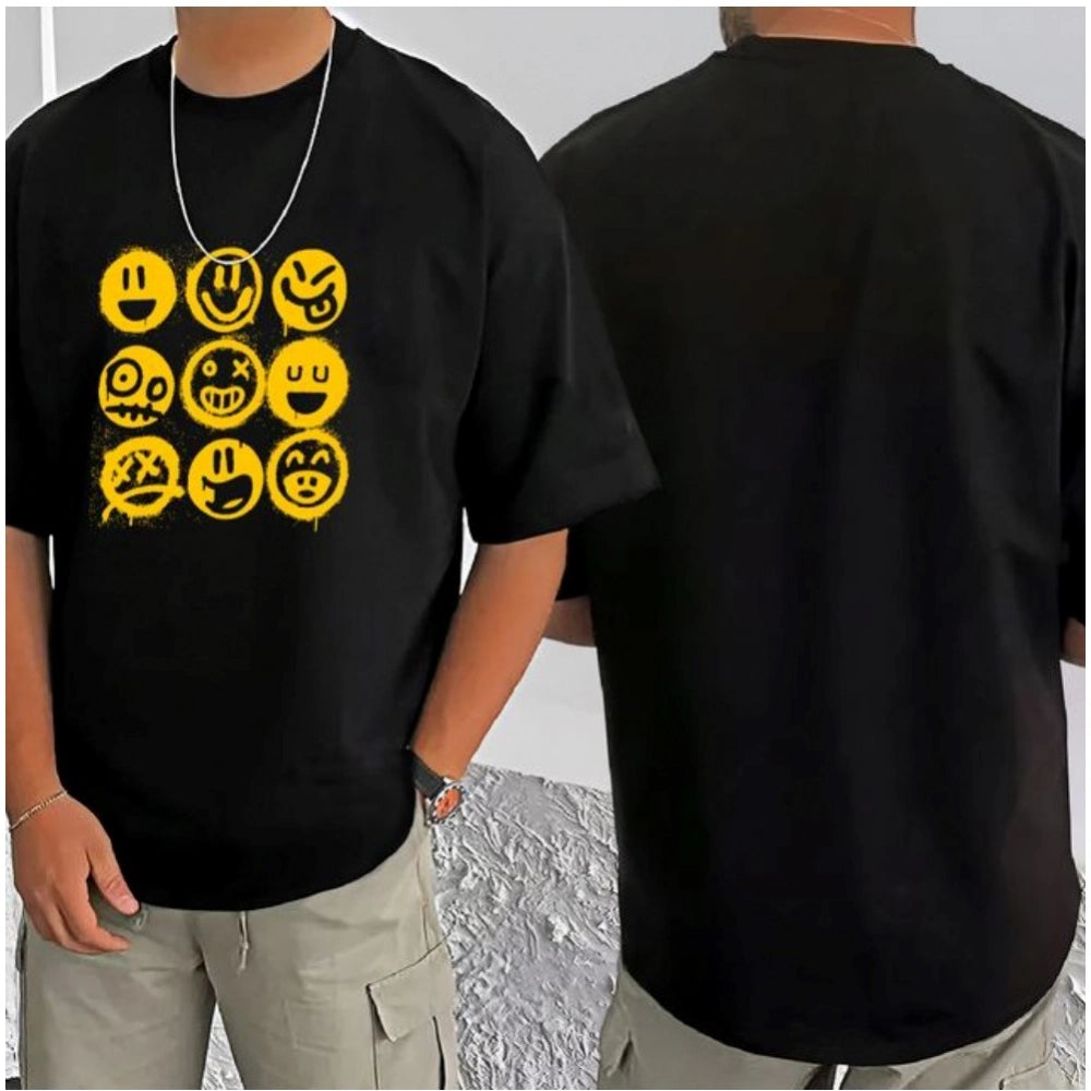 Men’s Printed Black T-Shirt
