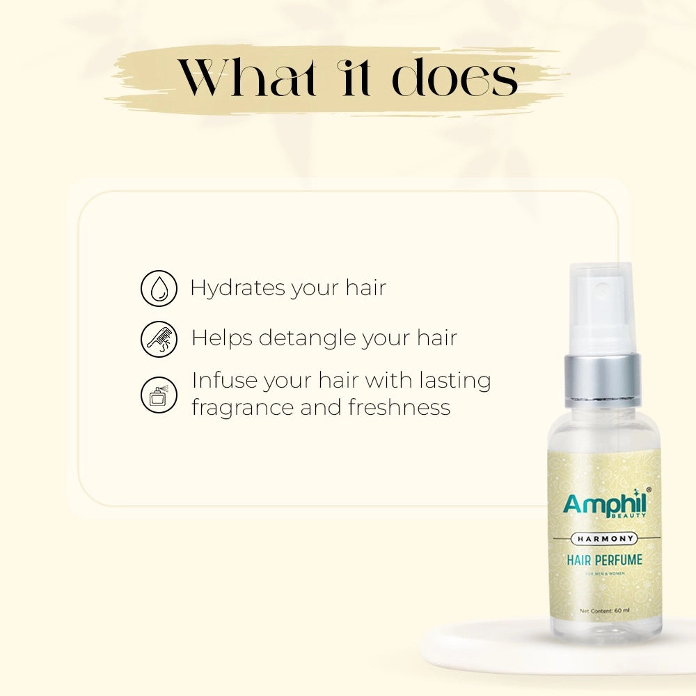 Generic Amphil beauty Harmony Unisex Hair perfume 60 ml | Alcohol Free | Water Based | Paraben Free