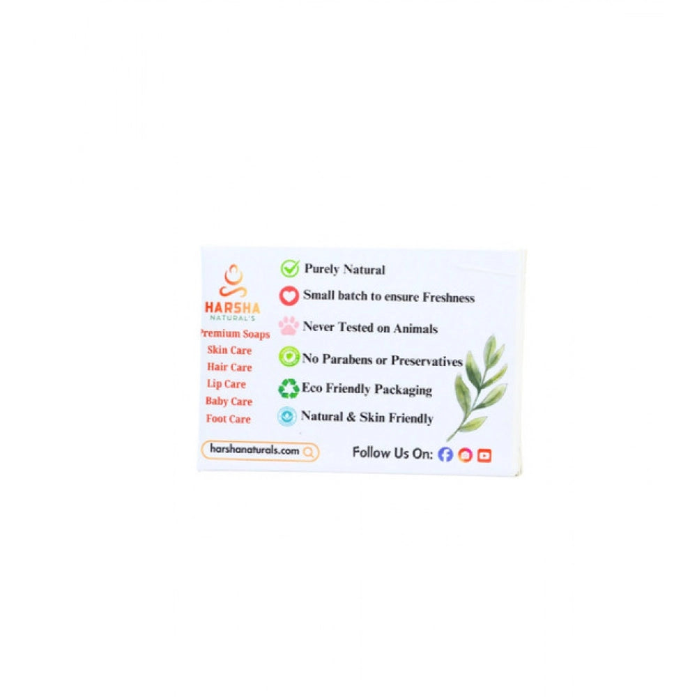 Generic Pack Of_2 Harsha Naturals - Orange Soap (100GM)