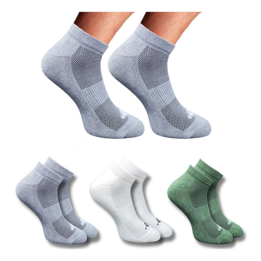 Generic 3_Pair Set Unisex Casual Cotton Printed Low Cut Socks (Multicolor)
