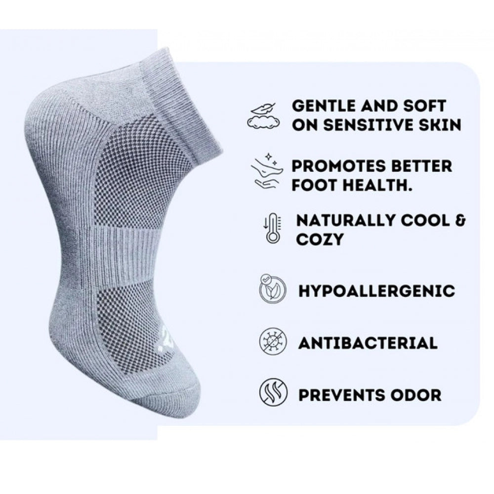Generic 3_Pair Set Unisex Casual Cotton Printed Low Cut Socks (Multicolor)