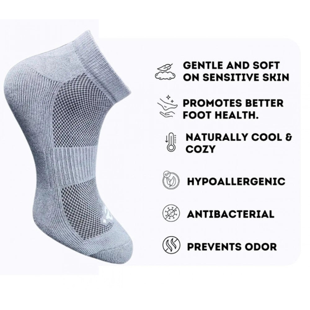 Generic 3_Pair Set Unisex Casual Cotton Printed Low Cut Socks (Multicolor)
