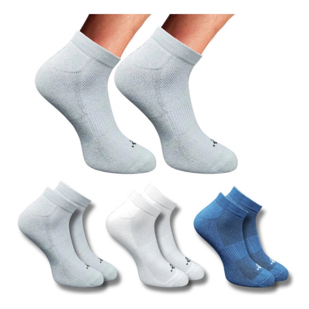 Generic 3_Pair Set Unisex Casual Cotton Printed Low Cut Socks (Multicolor)