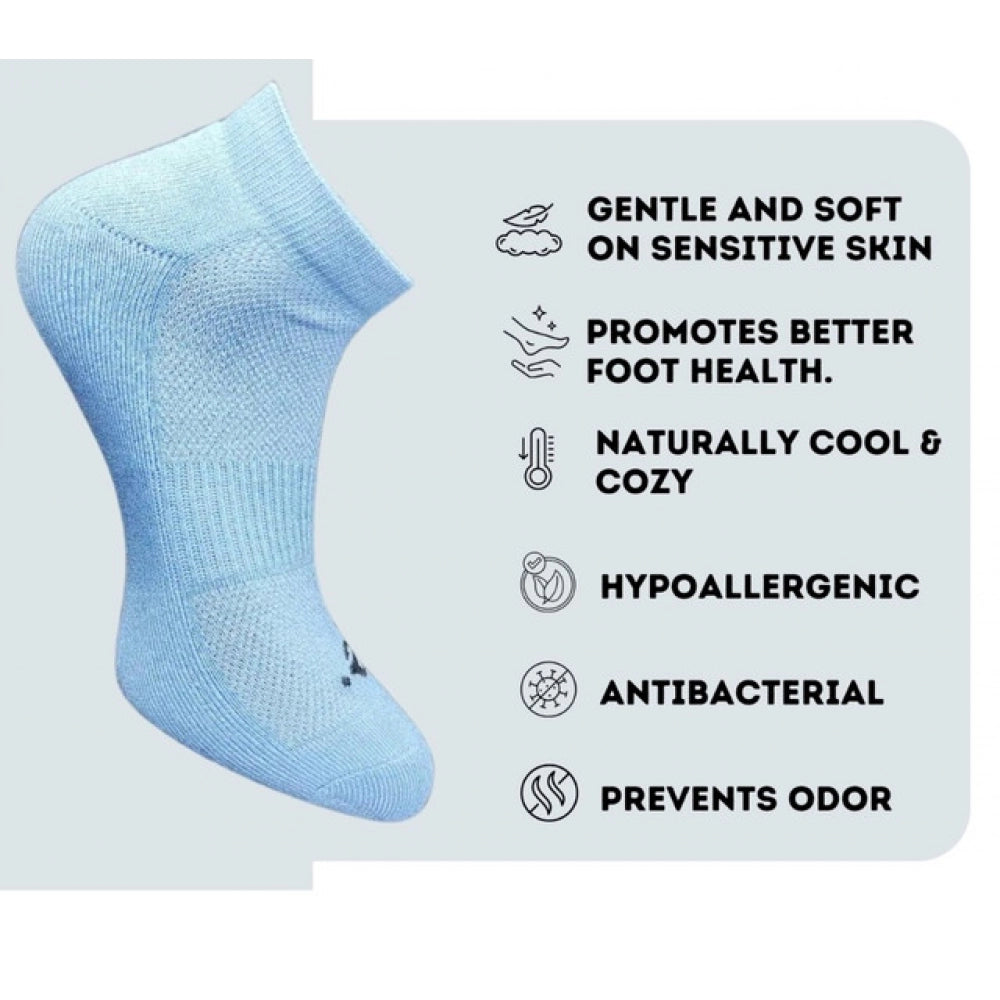 Generic 3_Pair Set Unisex Casual Cotton Printed Low Cut Socks (Multicolor)