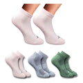 Generic 3_Pair Set Unisex Casual Cotton Printed Low Cut Socks (Multicolor)