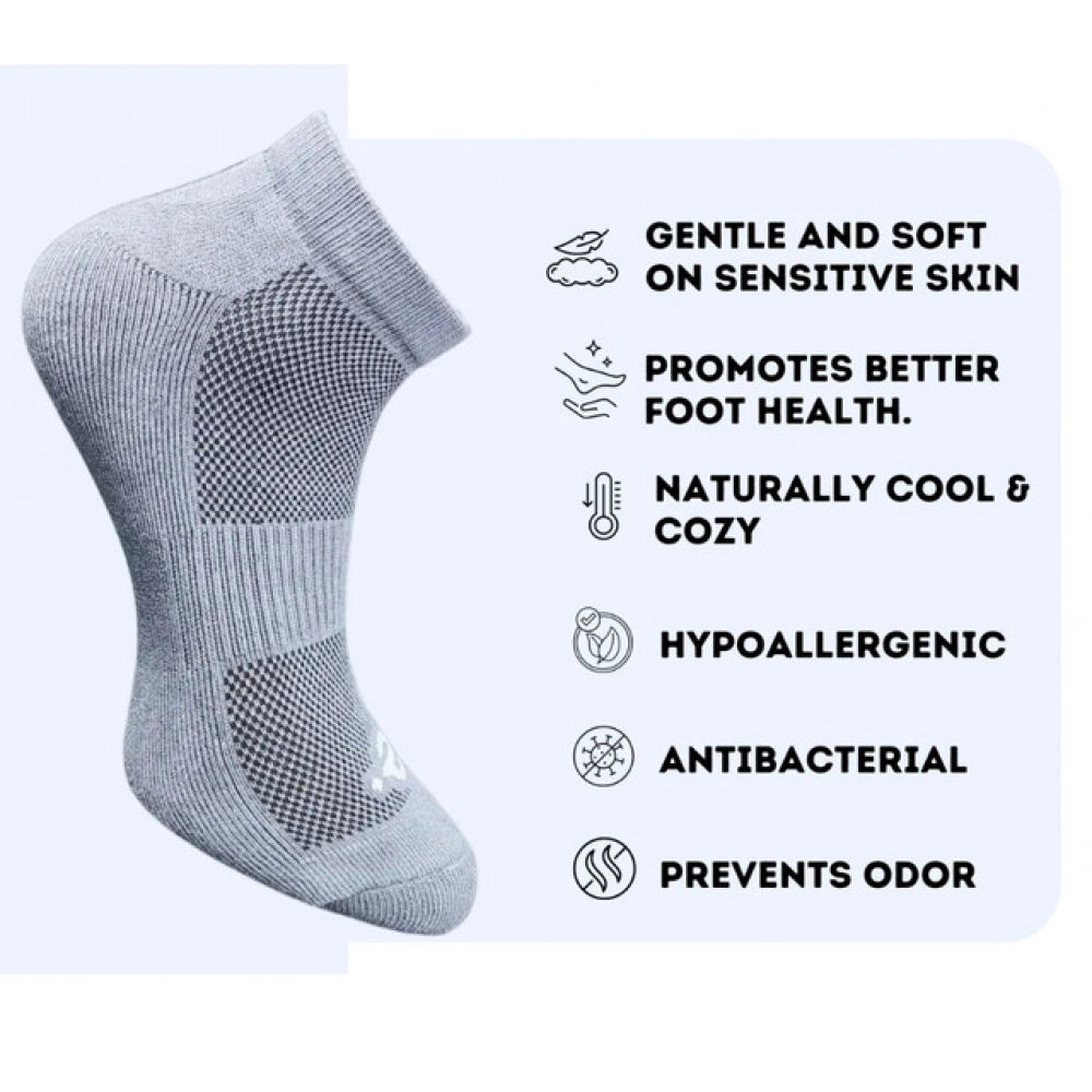 Generic 3_Pair Set Unisex Casual Cotton Printed Low Cut Socks (Multicolor)