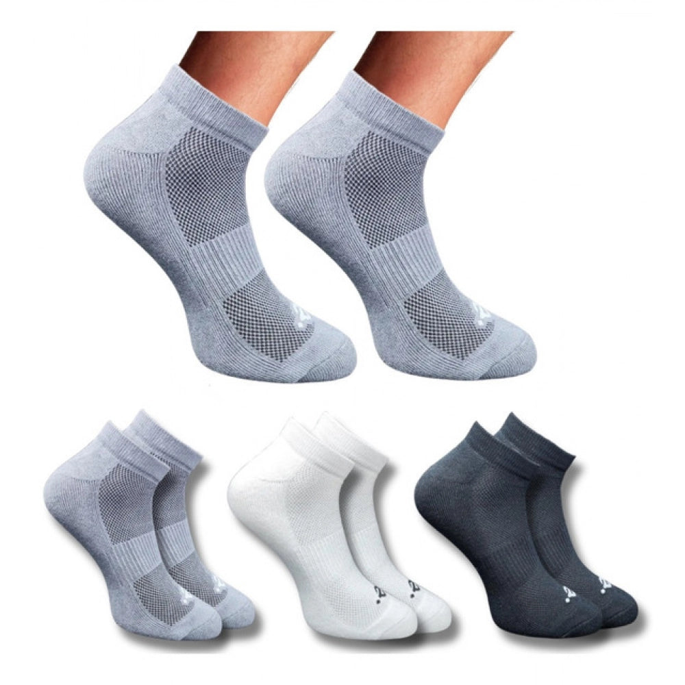 Generic 3_Pair Set Unisex Casual Cotton Printed Low Cut Socks (Multicolor)