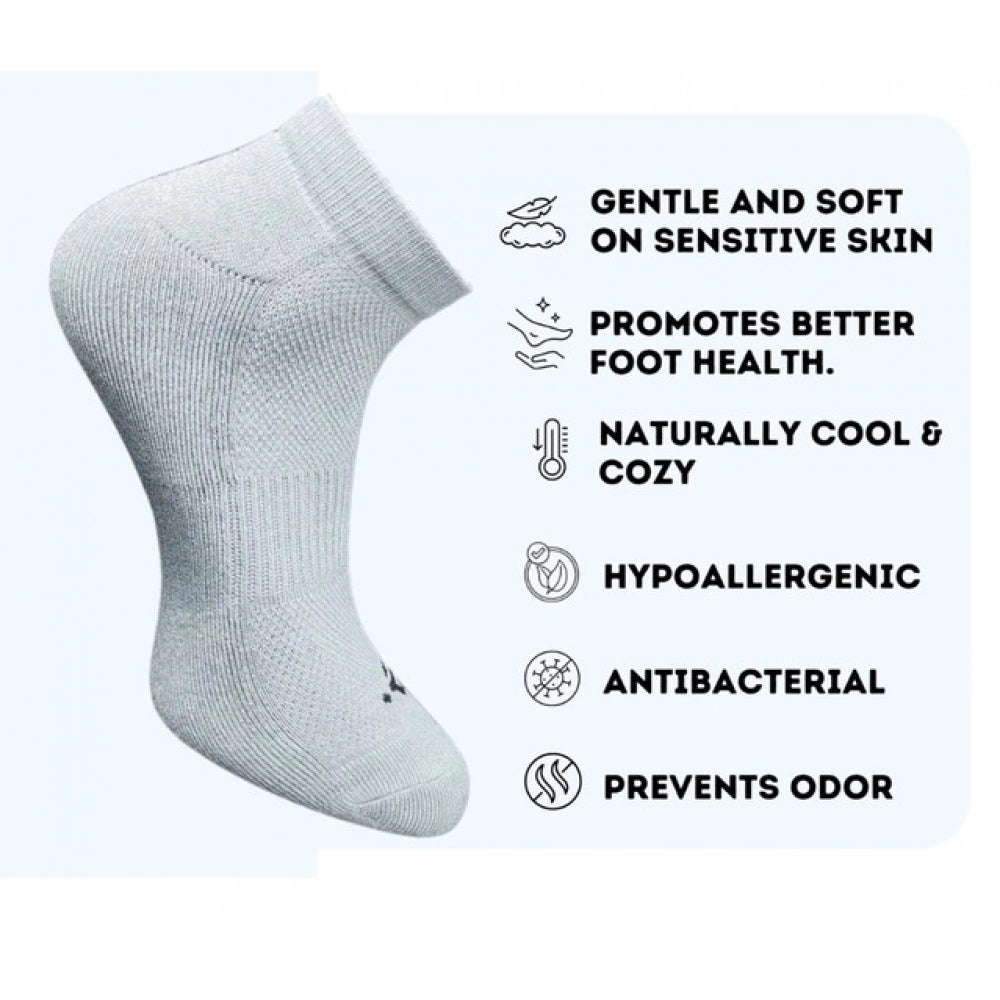 Generic 3_Pair Set Unisex Casual Cotton Printed Low Cut Socks (Multicolor)
