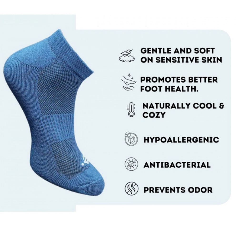 Generic 3_Pair Set Unisex Casual Cotton Printed Low Cut Socks (Multicolor)