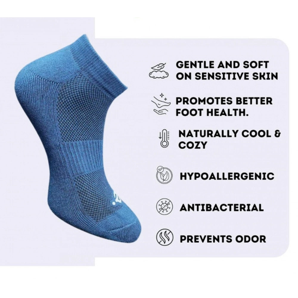 Generic 3_Pair Set Unisex Casual Cotton Printed Low Cut Socks (Multicolor)