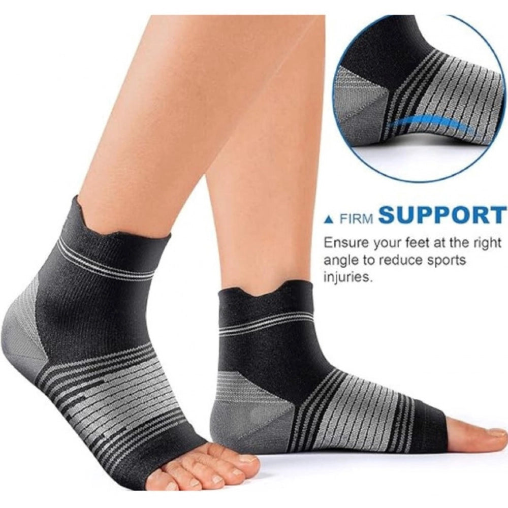 Generic 3_Pair Set Unisex Casual Cotton Printed Ankle Length Support Socks (Multicolor)