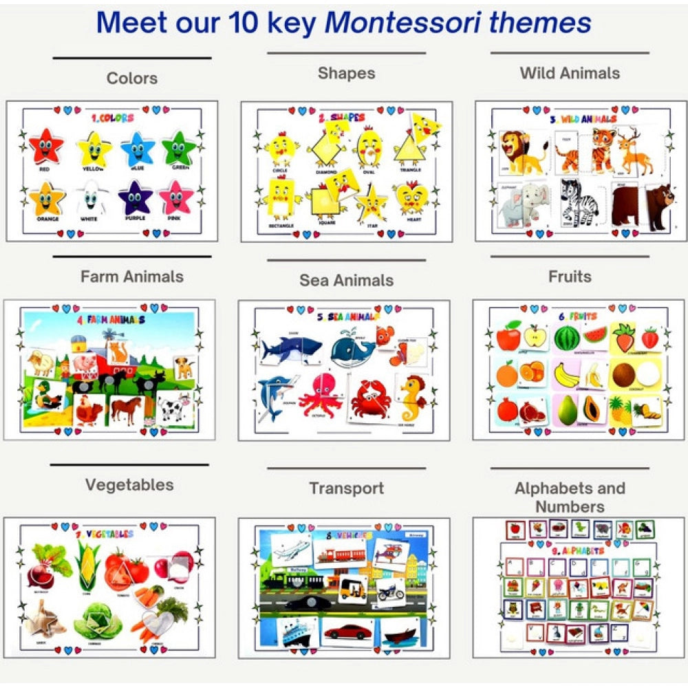 Generic My First Busy Book – Fun And Educational Activity Kit for Kids (2-4 Years, Multicolor)