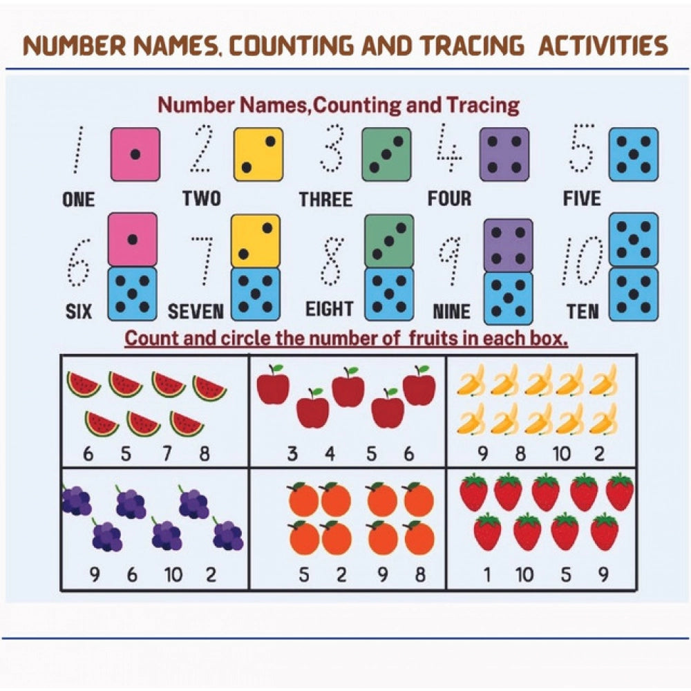 Generic Montessori Busy Book – Early Learning Activity Set (2–4 Years, Multicolor)