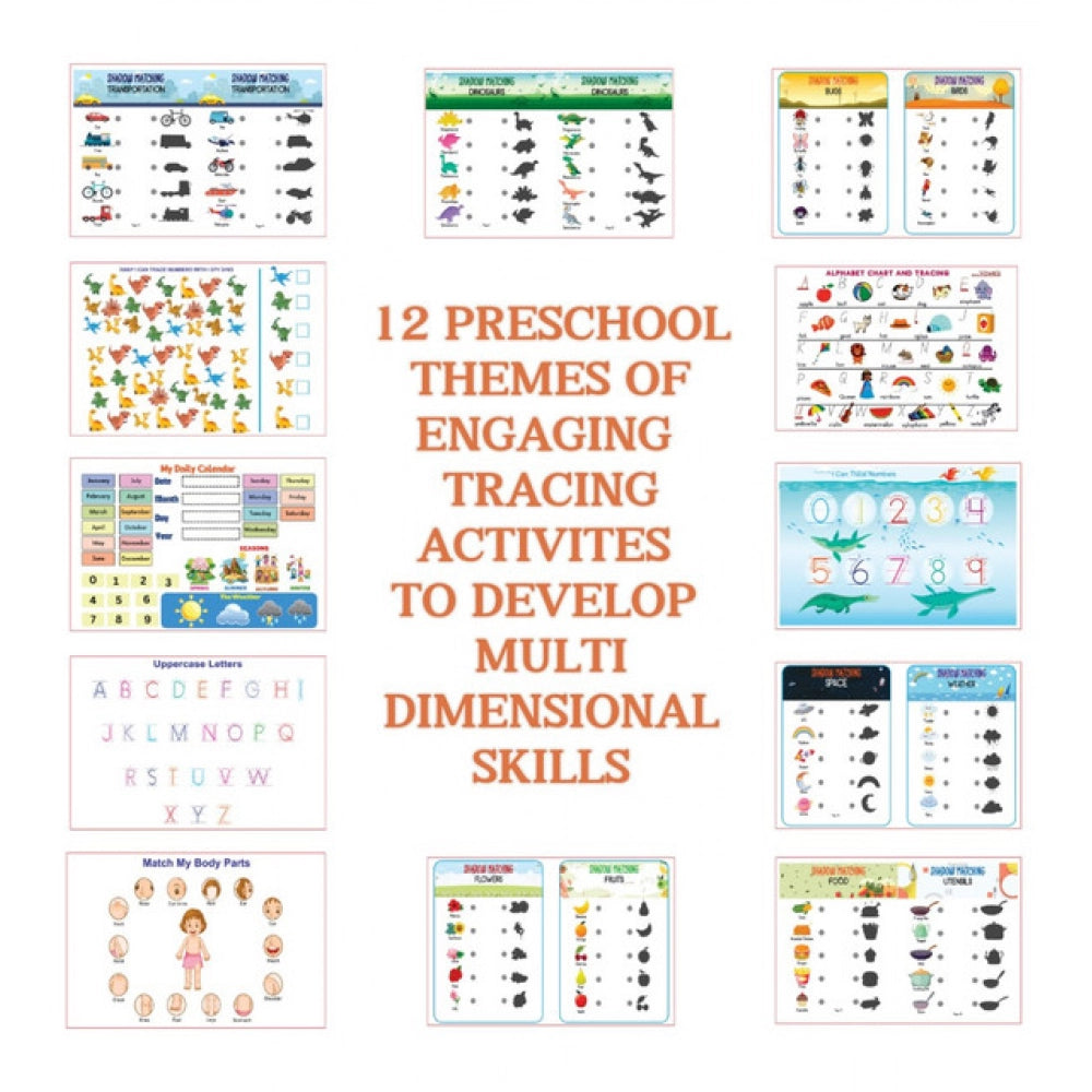 Generic Mini Busy Book – Early Learning Activity Book for Kids (2–4 Years, Multicolor)