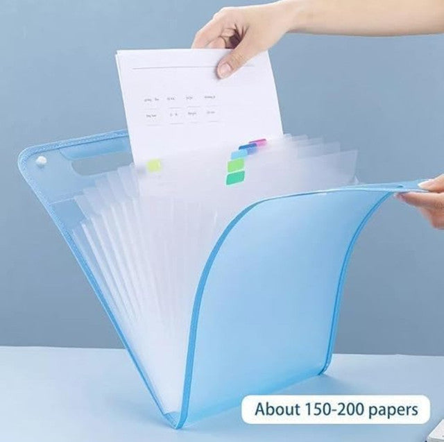 Generic  13 Layer A4 Paper File Folder (Multicolor)