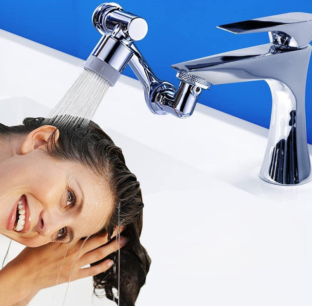 Generic  1080 Degree Rotate Faucet (Silver)