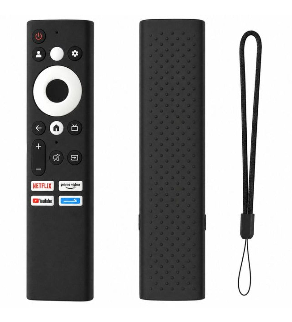 Generic Silicone Protective Cover for Sansui Smart TV Remote � Soft Silicone Case Only (Black)