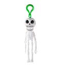 Generic Plastic Skeleton Keychain (White-Green)
