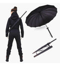 Generic Metal-Plastic Katana Umbrella (Black)