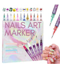 Generic Plastic Nail Art Maker Pen (Multicolor)