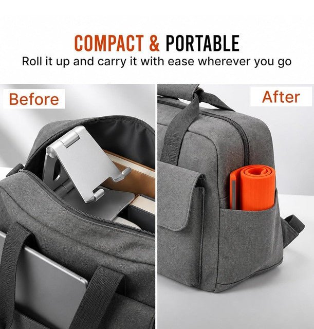 Generic Silicone Flexible Phone Holder (Orange-Black)