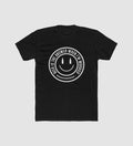 Generic Men's Polyester Printed Round Neck Short Sleeve T-Shirt (Black)