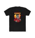 Generic Men's Polyester Printed Round Neck Short Sleeve T-Shirt (Black)