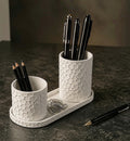 Generic Plastic Honeycomb Desk Organizer (White)