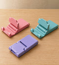 Generic Plastic Small Smartphone Stand Keychains Set of 3 Pieces (Multicolor)