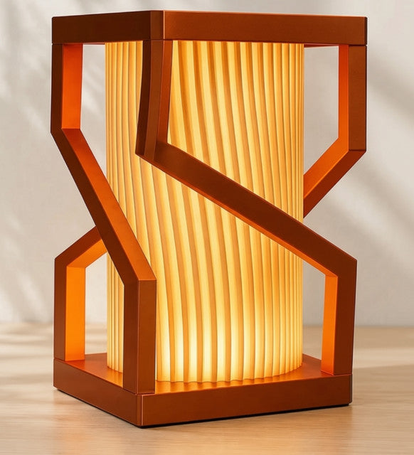Generic Plastic Modern Copper LED Lamp (Multicolor)