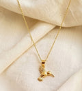 Generic Women's Pack of 2 Brass Gold Plated Hummingbird Pendant Necklace (Gold)-PID68256