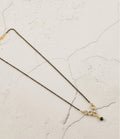 Generic Women's Brass Gold Plated Multi-Crystal Mangalsutra (Multicolor)-PID68278